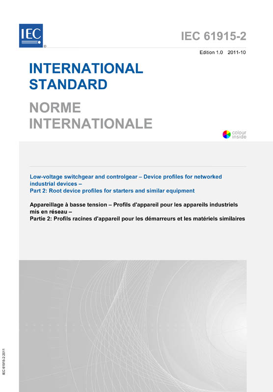 Cover IEC 61915-2:2011